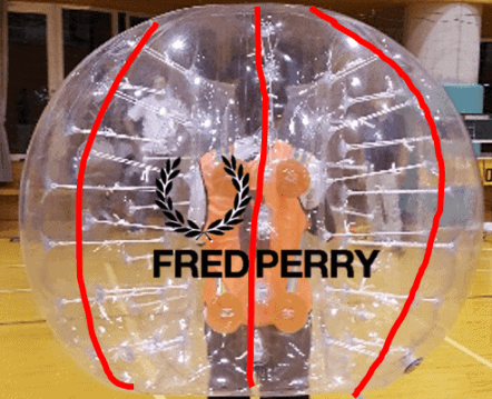 フレッドペリー　バブルボール　ロゴ