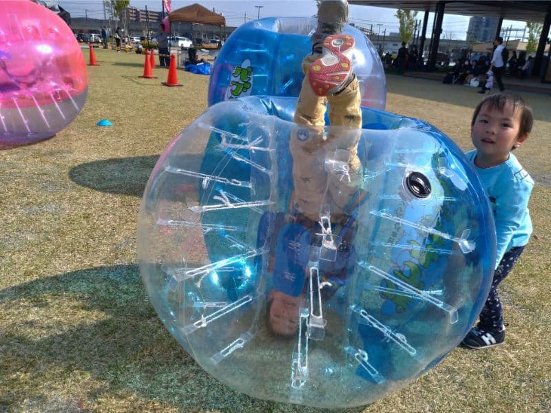 幼児用バブルサッカーレンタル